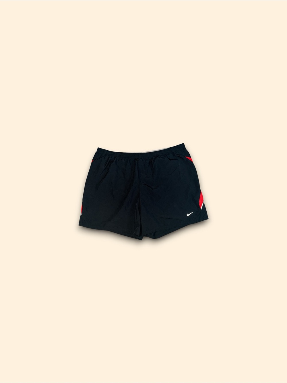 Nike Fit Dry Men's Shorts Activewear Workout Athletic Black Red Size XL